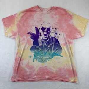 Pink‎ Summer Carnival Tour T Shirt XL Tie Dye Graphic Concert Tee 2023